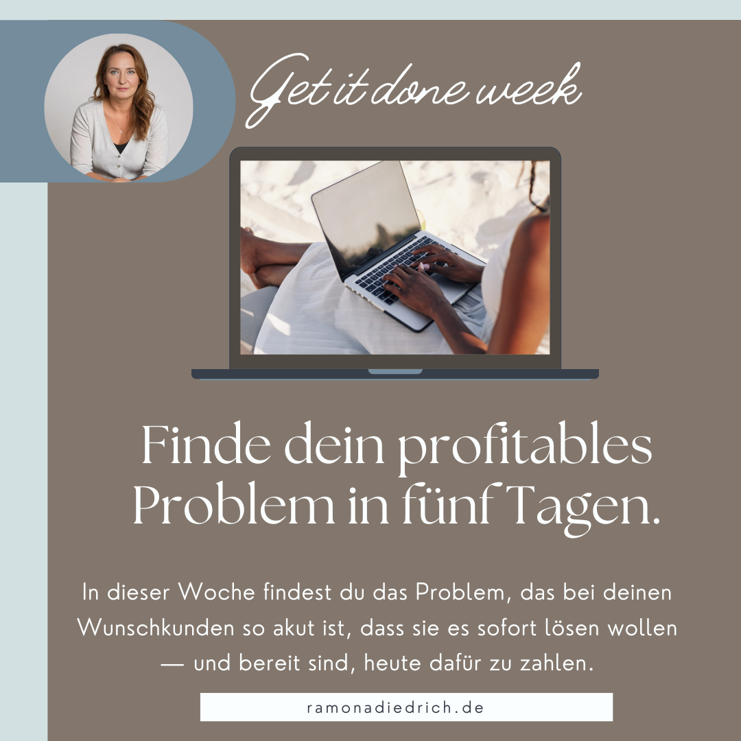 das profitable Problem  - get it dione week
