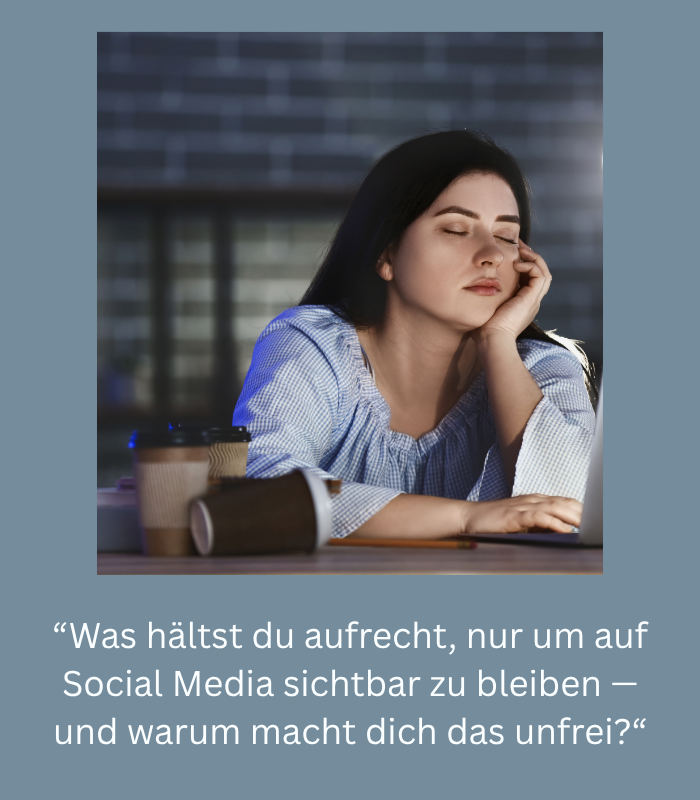 Du postest, kommentierst, bist präsent — aber hast du das Gefühl, dass du wirklich etwas aufbaust? Oder hältst du nur aufrecht, was dich unsichtbar macht für das, was dir eigentlich wichtig ist? Dieser Artikel fragt ehrlich nach, was Sichtbarkeit ohne Social Media Druck wirklich bedeutet — und warum echte Freiheit im Business eine andere Grundlage braucht. #SichtbarkeitOhneSocialMedia #FreiheitImBusiness #OnlineBusinessOhneSocialMedia
